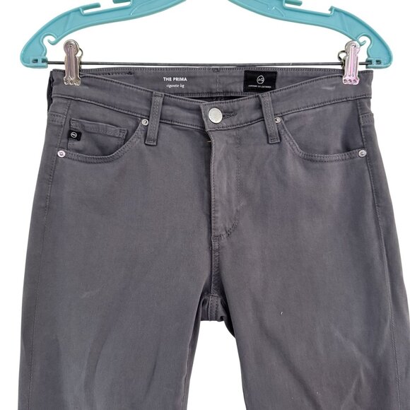 AG Adriano Goldschmied The Prima Cigarette Leg Womens Gray Jeans Size 26R - Picture 2 of 10